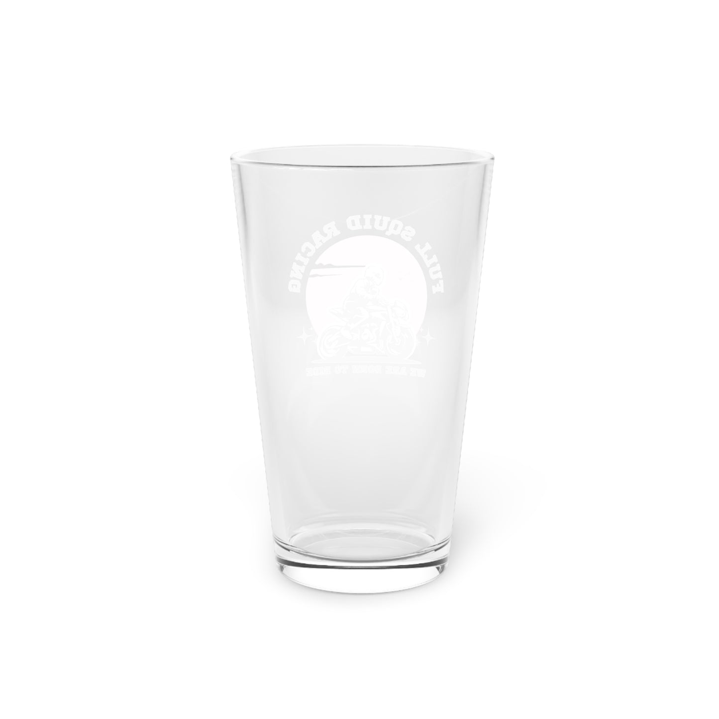Full Squid Racing Pint Glass 16oz