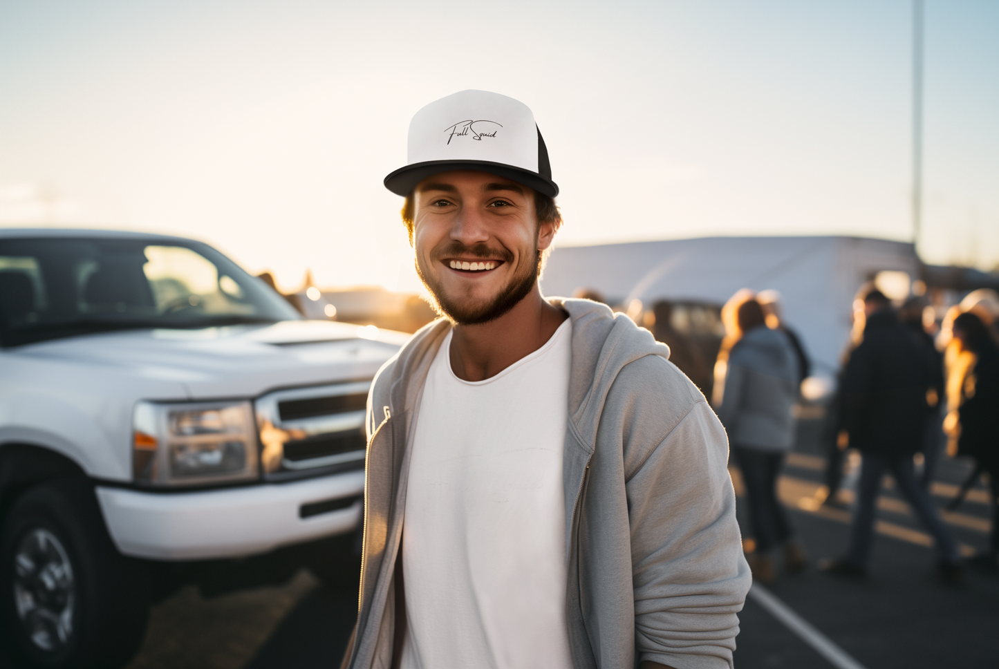 Full Squid Trucker Hat