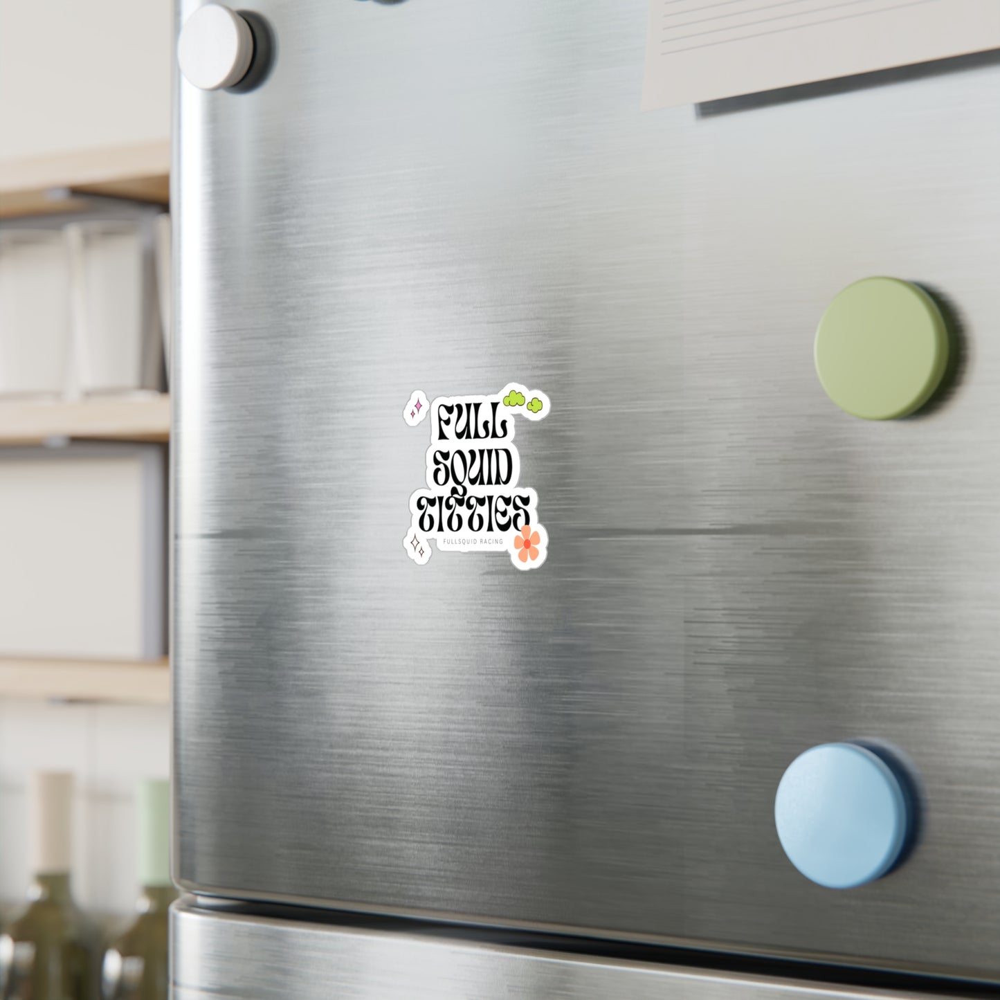 Full Squid Titties Vinyl Sticker
