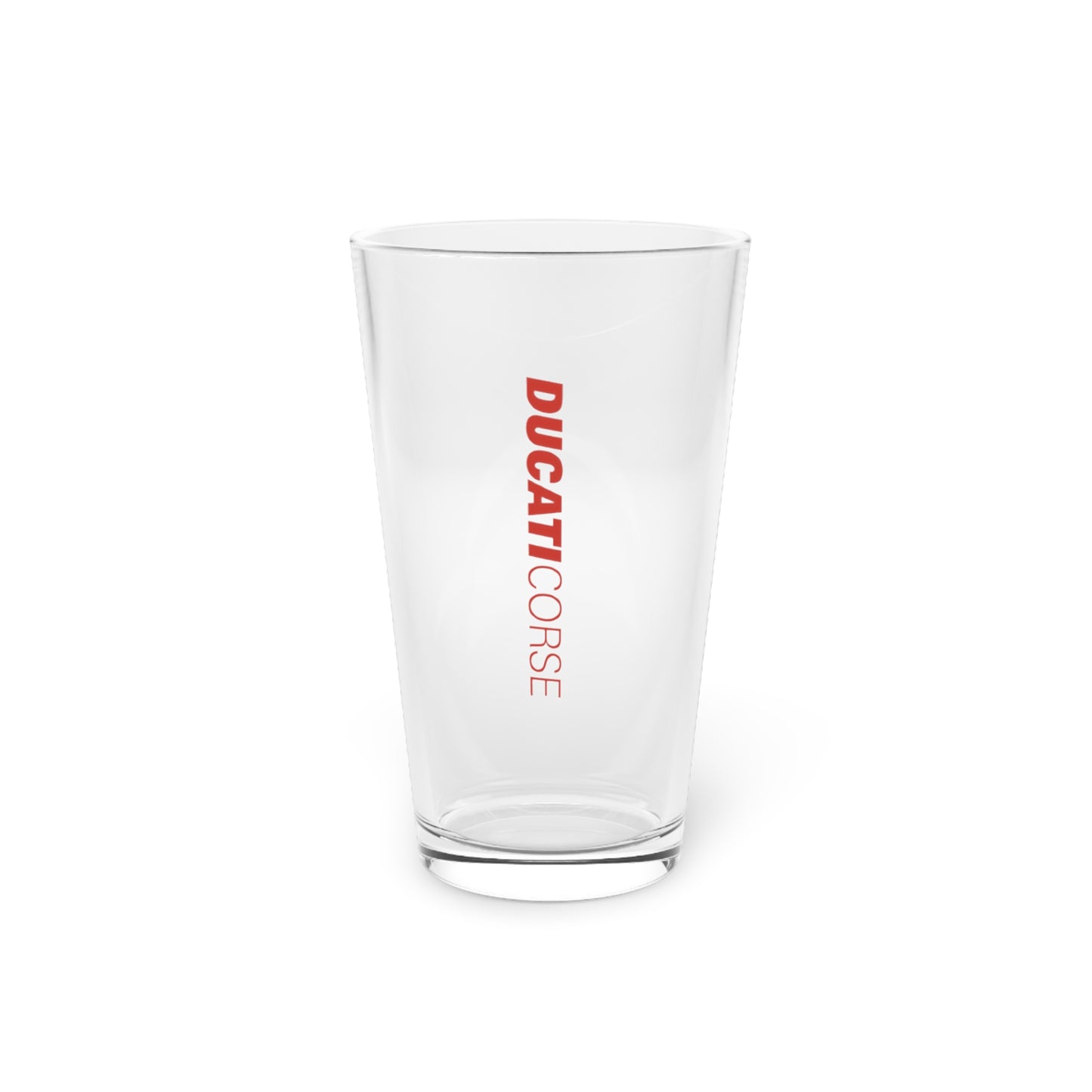 Ducati Corse Pint Glass 16oz