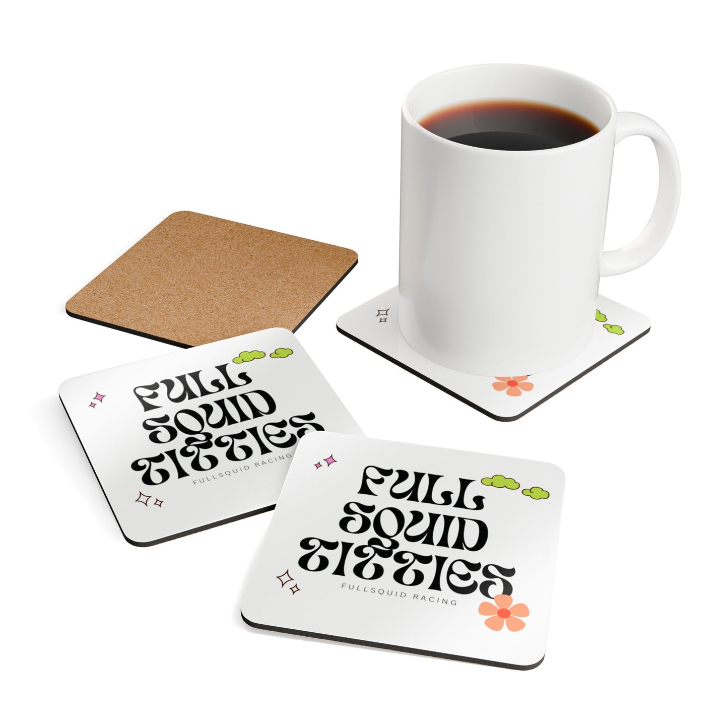 Full Squid Titties Coaster Set