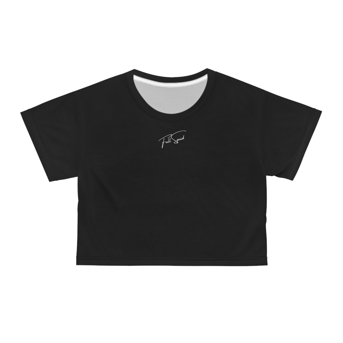 Full Squid Signature Cropped Tee