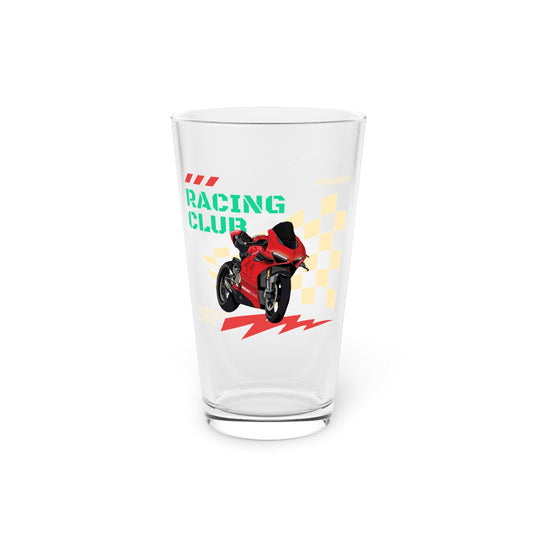 Squid Racing Club Pint Glass 16oz