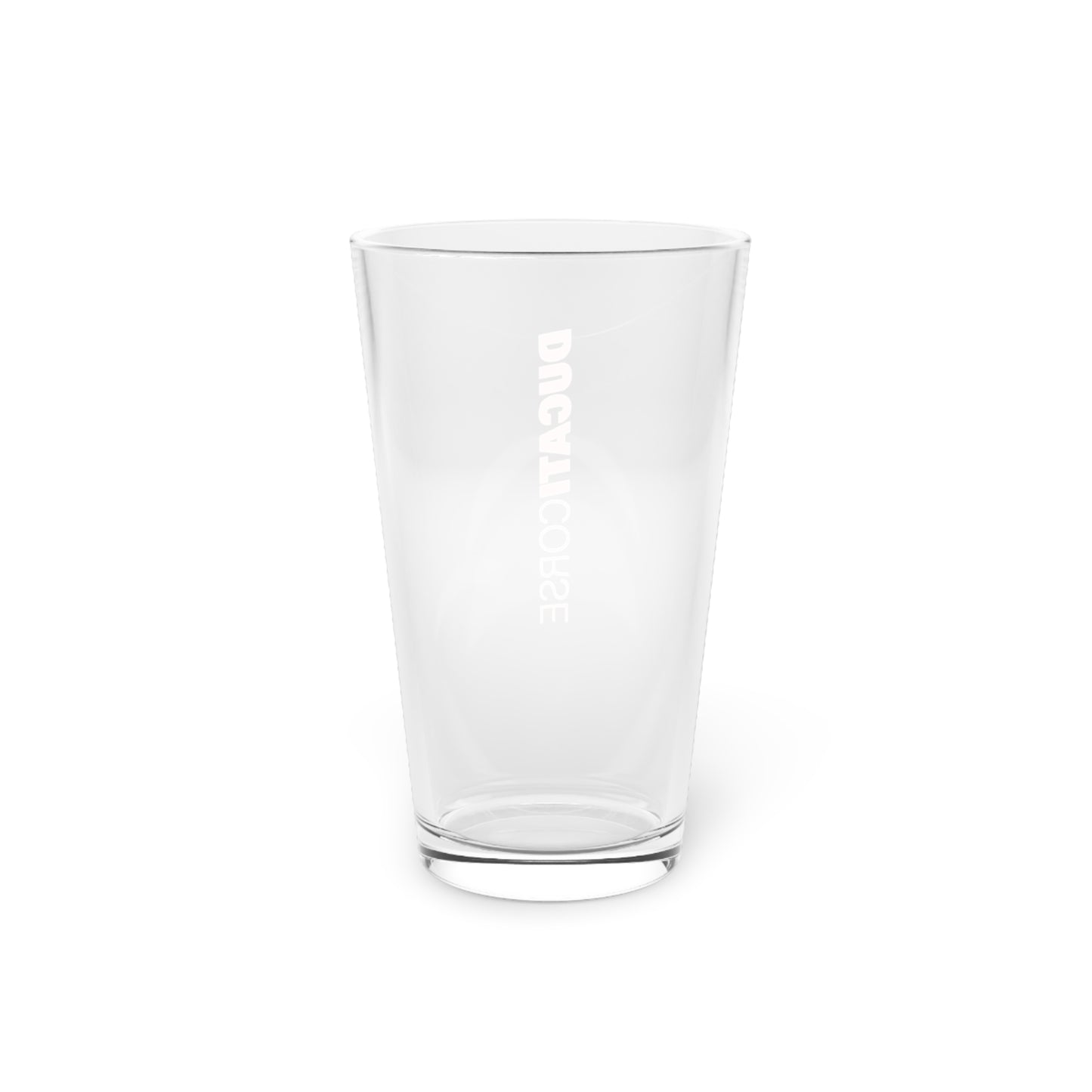 Ducati Corse Pint Glass 16oz