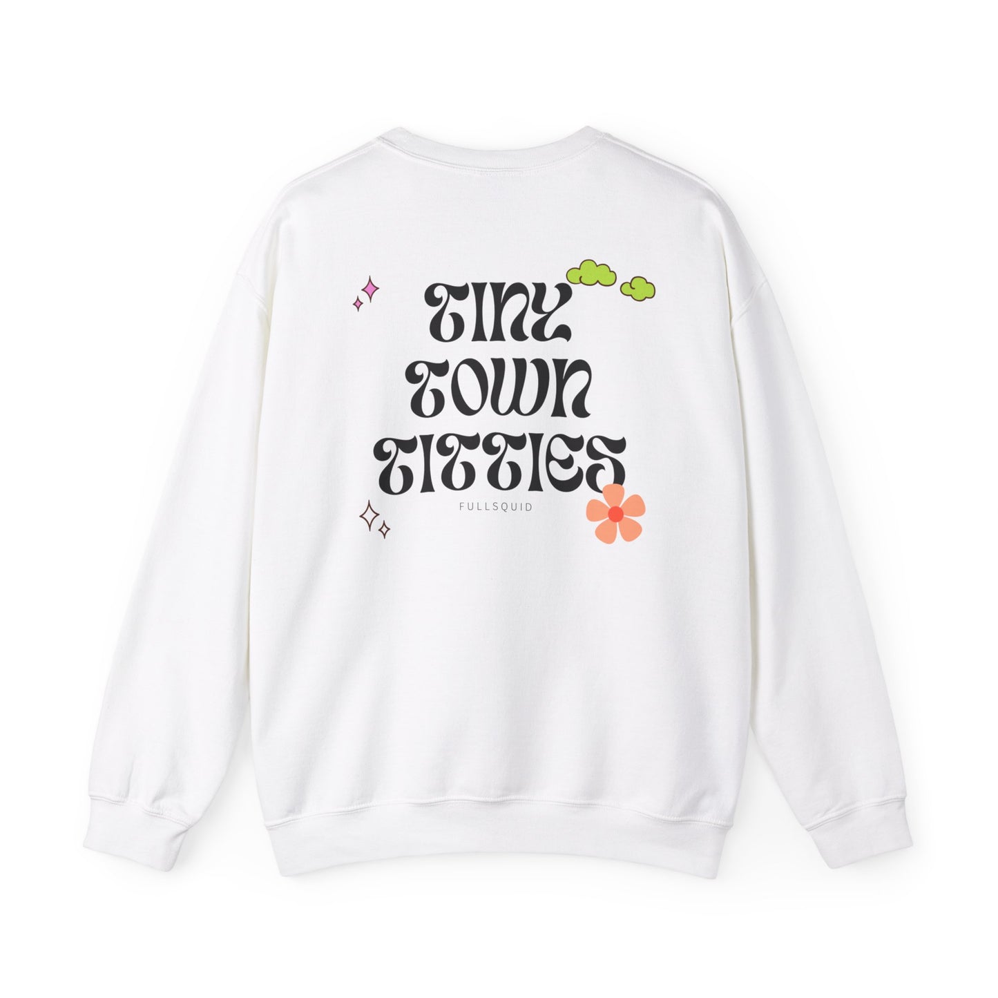 Tiny Town Titties Floral Crewneck