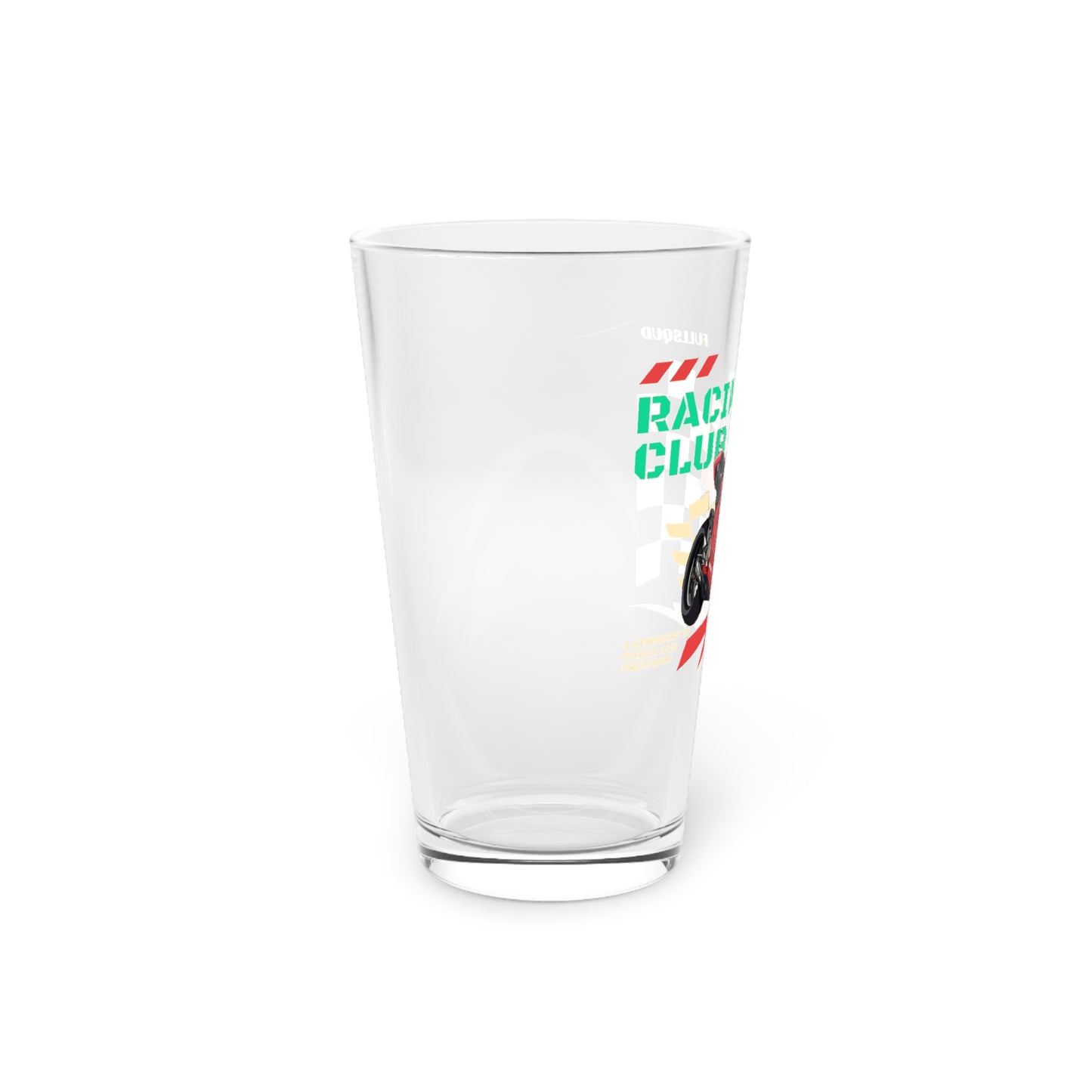 Squid Racing Club Pint Glass 16oz