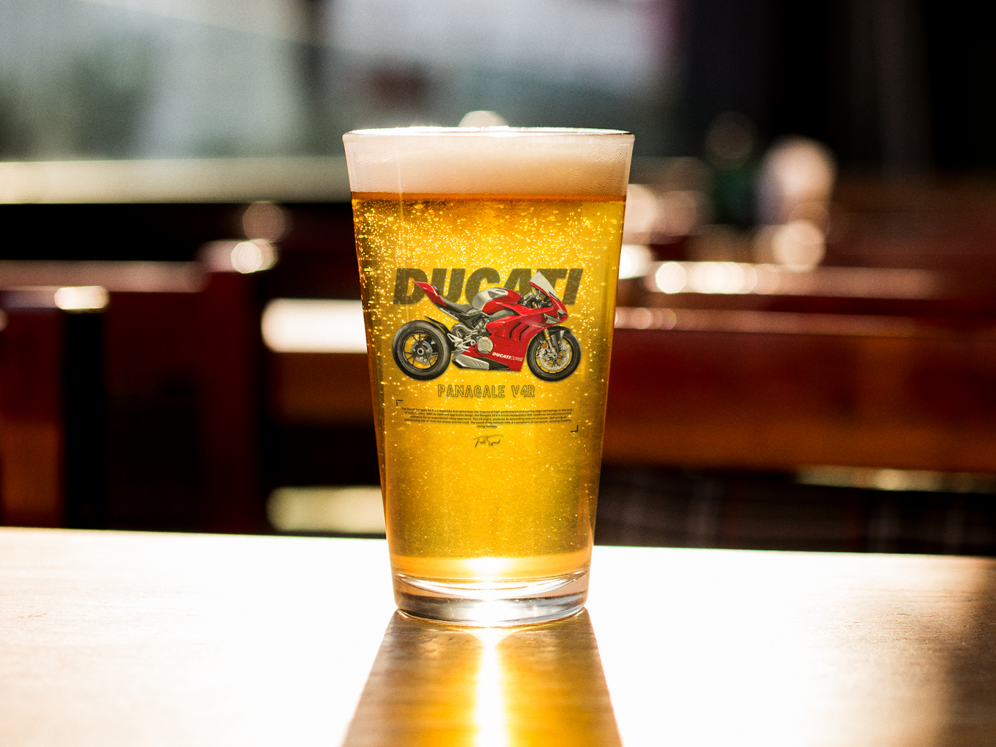 Panigale Pint Glass 16oz