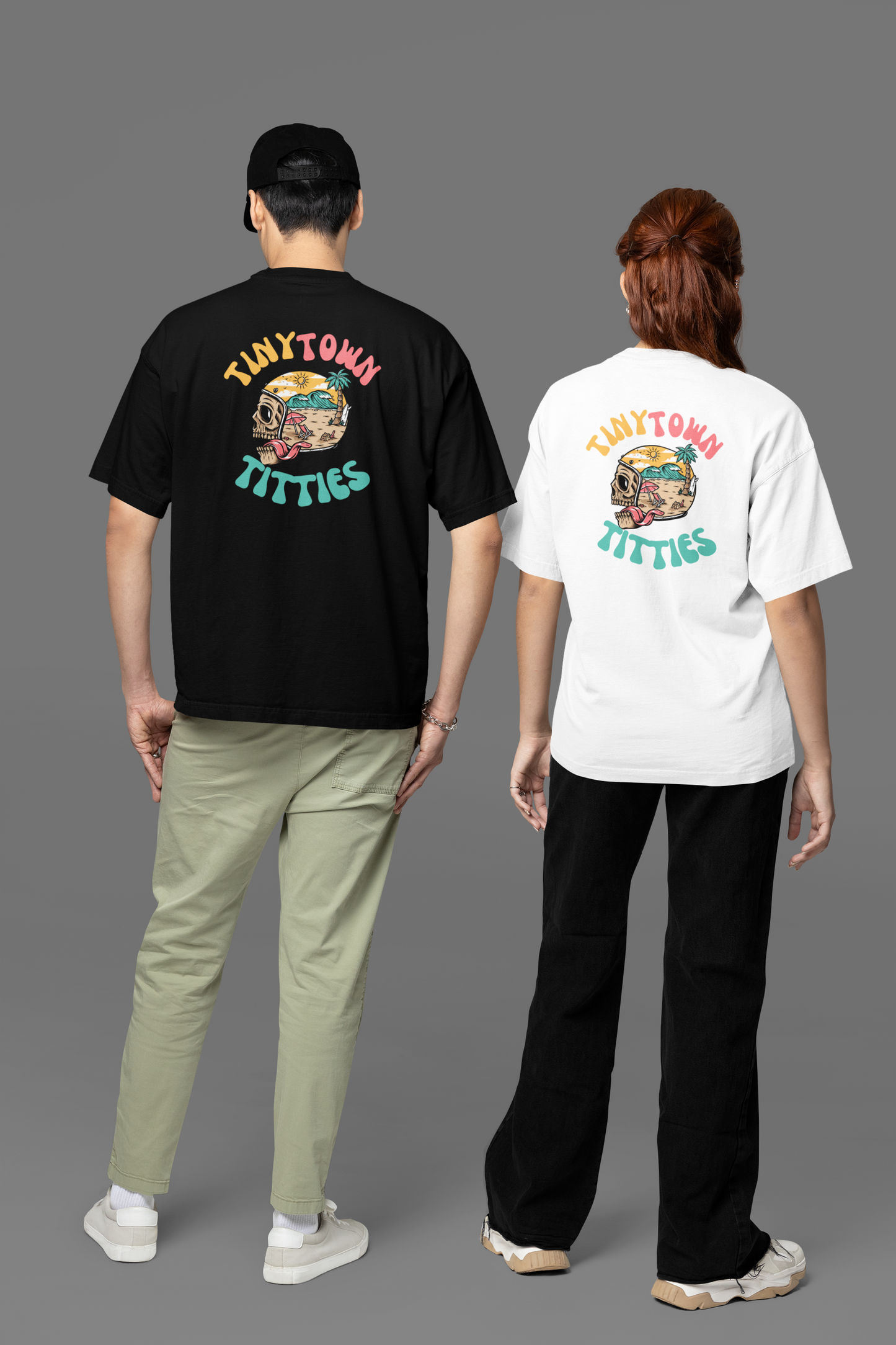 Tiny Town Titties Skully Tee
